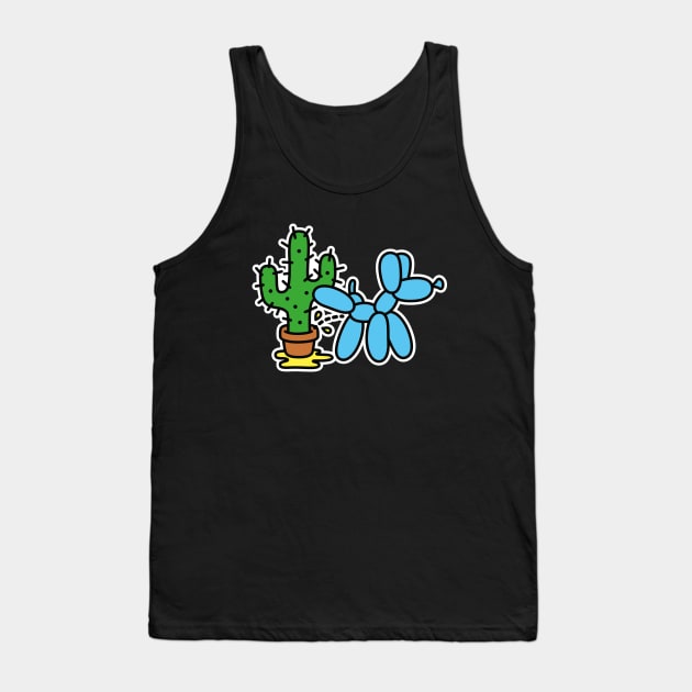 Peeing balloon dog, Balloon animal twister, Balloon Artist Cactus Tank Top by LaundryFactory